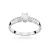 Wielokamieniowy pierścionek diament Laboratoryjny białe złoto 0,08ct Lab Diamonds W0328.B3.LDW.01 marko