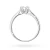 Wielokamieniowy pierścionek diament Laboratoryjny białe złoto 0,08ct Lab Diamonds W0328.B3.LDW.01 marko