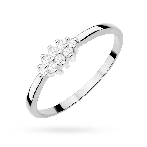 Pierścionek z białego złota z brylantami 0,11ct W427-B585-B0.11 MARKO