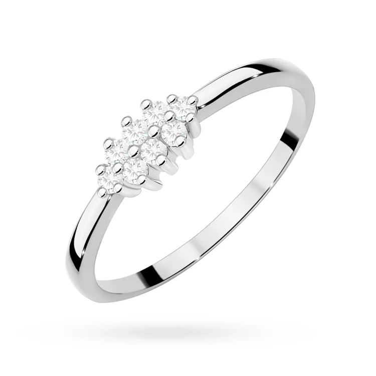 Pierścionek z białego złota z brylantami 0,11ct W427-B585-B0.11 MARKO