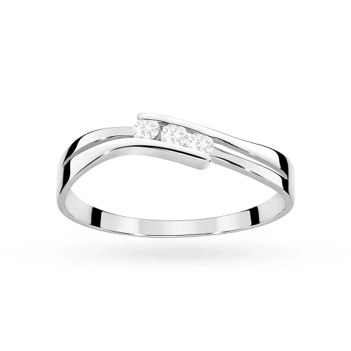 Pierścionek z białego złota z brylantem 0,12ct Obietnice W0159.B3.DIW.01 marko