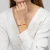 Pozłacana bransoletka sznurek ANIMO 925 puzzel B330-925-CZ marko