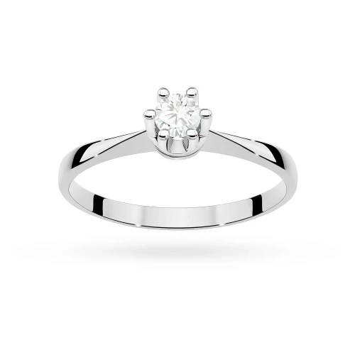 Klasyczny pierścionek zaręczynowy Lab Diamonds 0,25ct białe złoto W0036.B3.LDW.03 marko