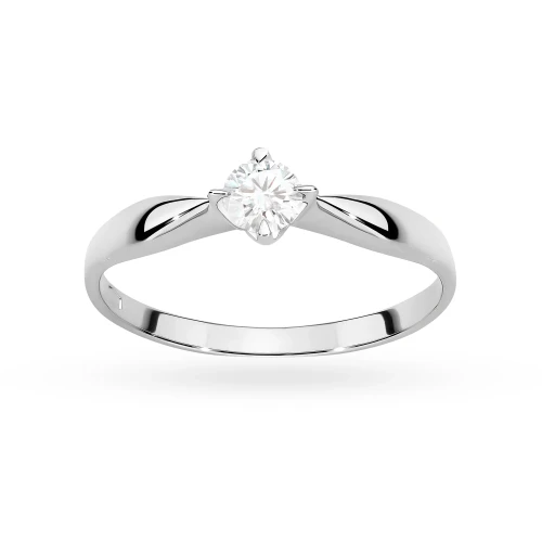 Klasyczny pierścionek zaręczynowy białe złoto diament laboratoryjny 0,15ct Lab Diamonds W0171.B3.LDW.01 marko