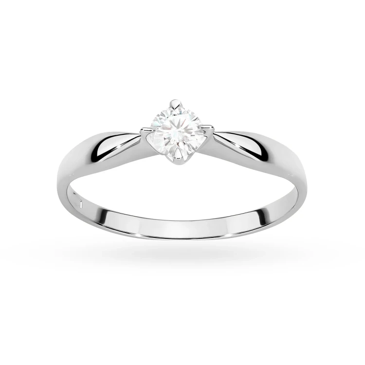 Klasyczny pierścionek zaręczynowy białe złoto diament laboratoryjny 0,15ct Lab Diamonds W0171.B3.LDW.01 marko