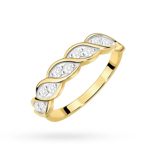 Pierścionek z brylantami 0,20ct W349-585-B0.20 MARKO