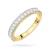 Złoty pierścionek obrączka z brylantami 0.24ct Soledo W507-585-B0.24 marko