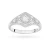 Pierścionek z białego złota z brylantami 0,19ct Obietnice W0412.B3.DIW.01 marko