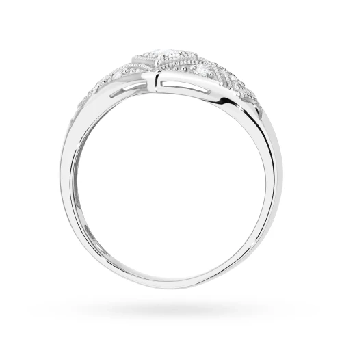 Pierścionek z białego złota z brylantami 0,19ct Obietnice W0412.B3.DIW.01 marko
