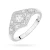 Pierścionek z białego złota z brylantami 0,19ct Obietnice W0412.B3.DIW.01 marko