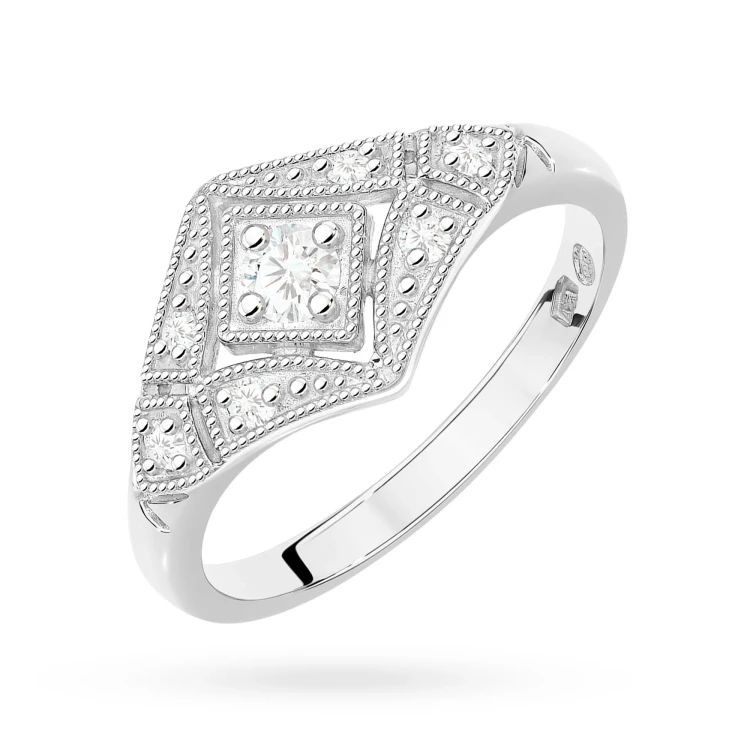 Pierścionek z białego złota z brylantami 0,19ct Obietnice W0412.B3.DIW.01 marko