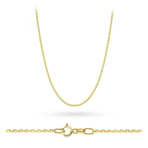 Złoty łańcuszek rolo diamentowany próba 375 L-GW-003-375 marko