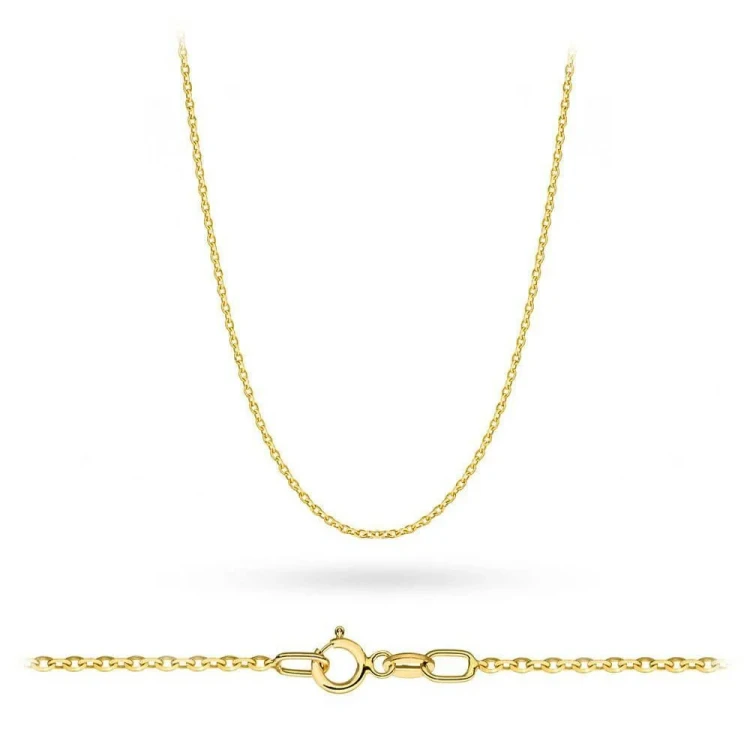 Złoty łańcuszek rolo diamentowany próba 375 L-GW-003-375 marko