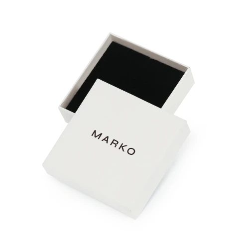 Pudełko Marko średnie szare na bizuterię srebrną A110 marko