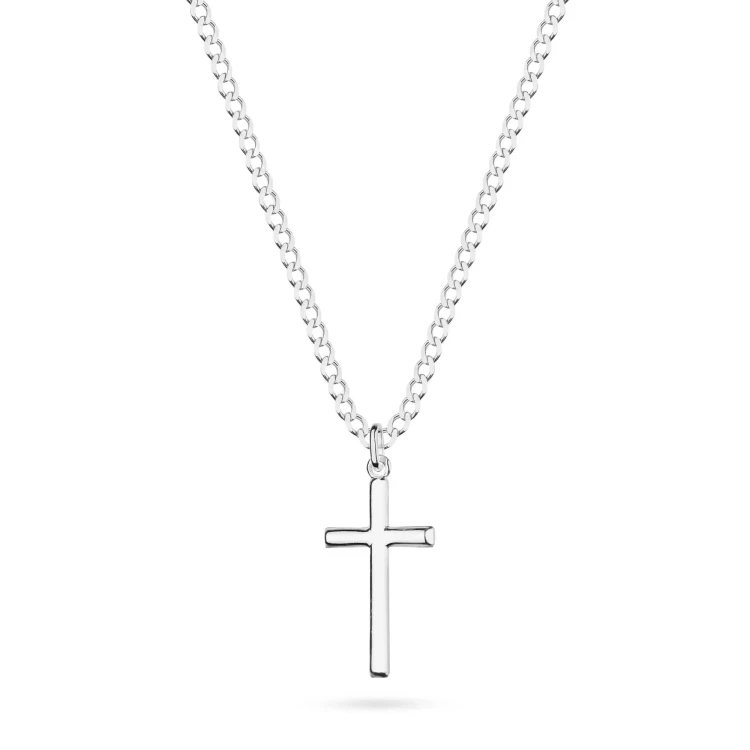 Krzyżyk na łańcuszku pancerka komplet męski D308-925-L227 marko