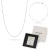 Srebrny komplet choker i bransoletka kwiatki cyrkonie Soledo  N881-B015-925-S marko