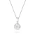 Srebrny komplet błyszczący koralik shamballa 10mm Z597-925-L044 marko