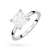 Pierścionek zaręczynowy z diamentem laboratoryjnym 1,50ct w szlifie princessa Illume białe złoto Lab Diamonds W0690.B3.LDW.02 marko