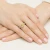 Pierścionek żółte złoto żółty diament laboratoryjny 1,00ct i kamieni boczne Lab Diamonds W0551.Z3.LDY.04 marko