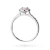 Pierścionek białe złoto różowy diament laboratoryjny 0,50ct i kamieni boczne Lab Diamonds W0551.B3.LDP.02 marko