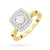 Pierścionek z brylantami 0,50ct W345-585-B0.50 MARKO - model
