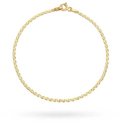 Złota bransoletka splot Gucci B-GW-611-585 marko