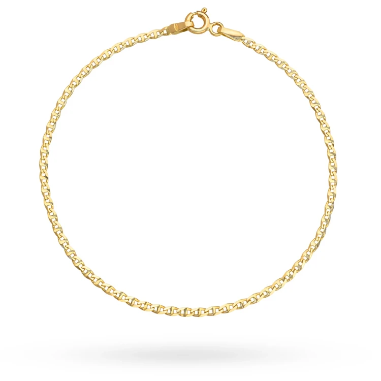 Złota bransoletka splot Gucci B-GW-611-585 marko