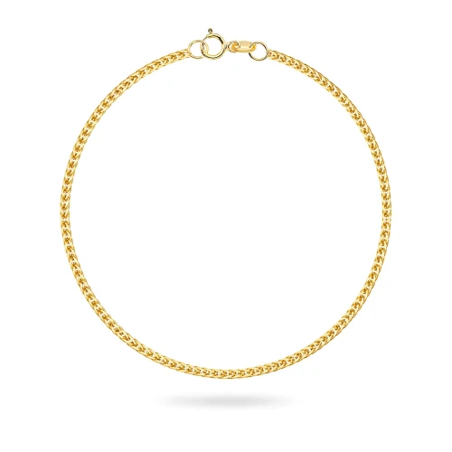 Złota bransoletka splot lisi ogon Spiga B-GW-605-585 marko