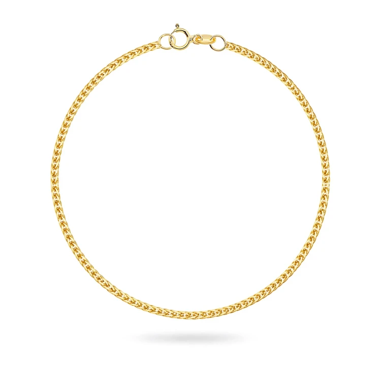 Złota bransoletka splot lisi ogon Spiga B-GW-605-585 marko