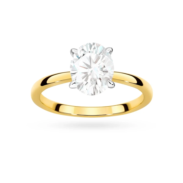 Pierścionek zaręczynowy z dużym diamentem Illume Oval 1,00ct żółte złoto W0688.Z3.DIW.03 marko