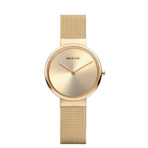 Zegarek damski Bering Classic 14531-333 srebrna bransoleta mesh