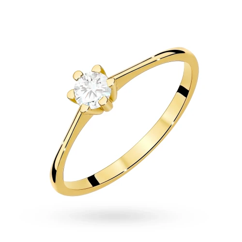 Pierścionek z brylantem 0,23ct W387-585-B0.23 MARKO