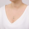 Złoty medalik Madonna 585 Komunia Chrzest D280-585 MARKO
