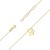 Złota bransoletka przywieszka kot na łańcuszku Fancy  BK362-333-Z222 marko