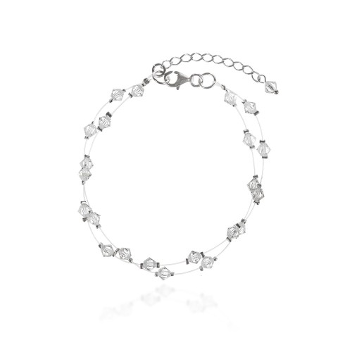 Bransoletka z kryształami Swarovski na ślub