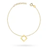 Złota bransoletka łańcuszek przywieszką kwadrat Fancy BK362-333-Z308 marko
