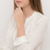 Srebrna bransoletka z sercami Supreni B079-925-S modelka