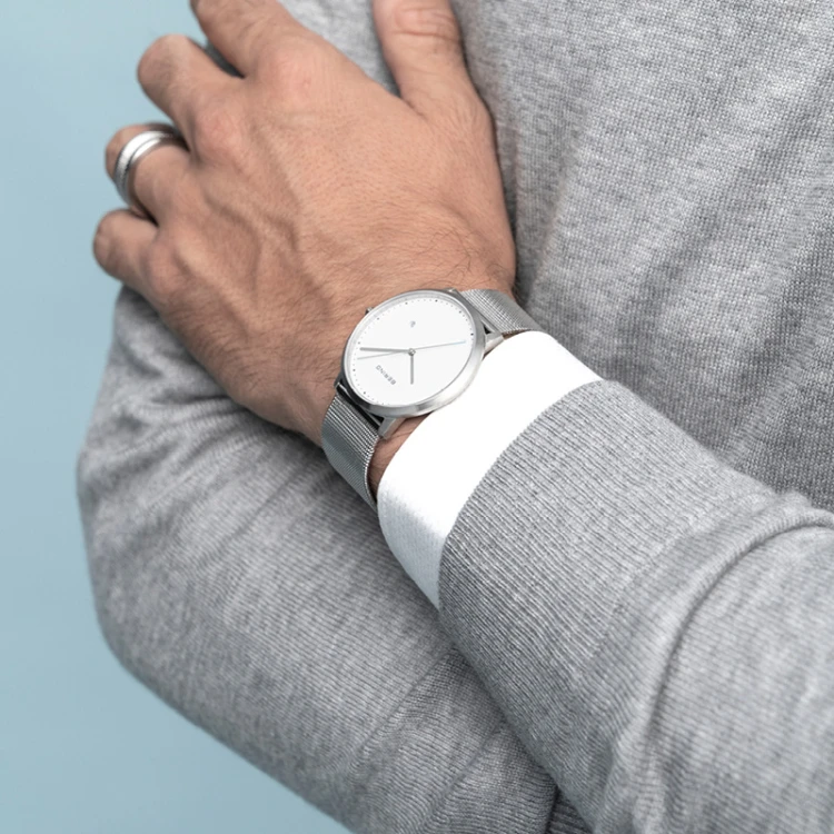 Zegarek Bering Classic męski 11139-004 bransoleta mesh MARKO