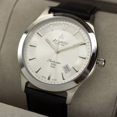 Zegarek męski Atlantic Seahunter Quartz 71360.41.21 na pasku MARKO