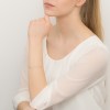 Srebrna bransoletka z cyrkoniami EKG puls serce nieskończoność Soledo B507-925-S modelka