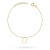 Złota bransoletka przywieszka miś na łańcuszku Fancy BK362-333-Z223 marko