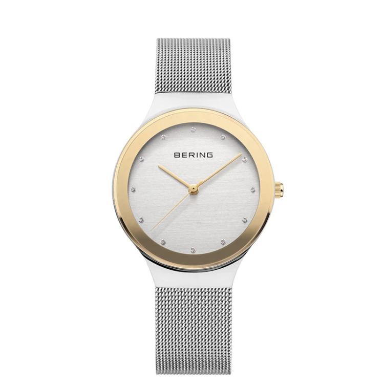 Damski zegarek Bering Classic 12934-010 na bransolecie MARKO