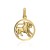 Złoty wisiorek zawieszka znak zodiaku Lew złoto 585 Z371-585-LEW MARKO