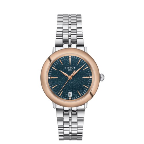 Tissot T9292104104600 Glendora 18K Gold zegarek damski