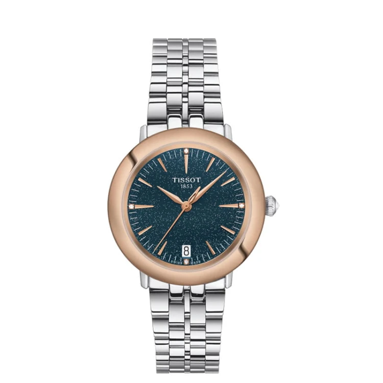 Tissot T9292104104600 Glendora 18K Gold zegarek damski