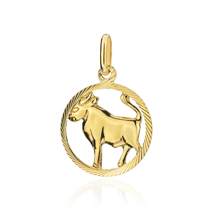 Złoty wisiorek zawieszka znak zodiaku Byk złoto 585 Z371-585-BYK MARKO