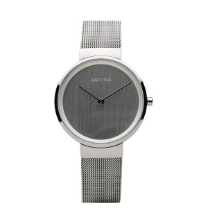 Zegarek damski Bering Classic 14531-000 srebrna bransoleta mesh
