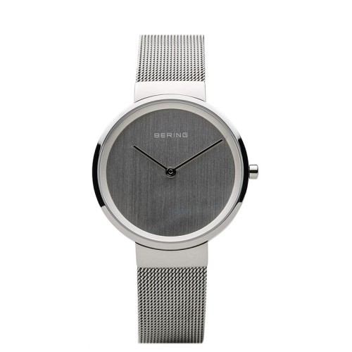 Zegarek damski Bering Classic 14531-000 srebrna bransoleta mesh MARKO