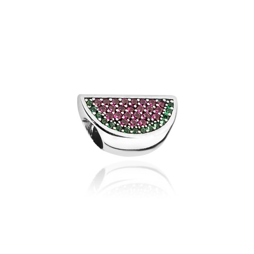 Srebrna zawieszka wisiorek Charms cyrkonie arbuz Z098-925 marko