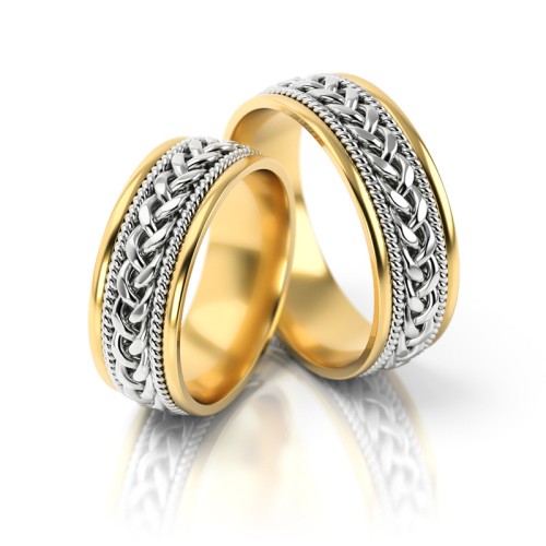 Obrączki ślubne Stelmach Elegancja ST134-585 MARKO